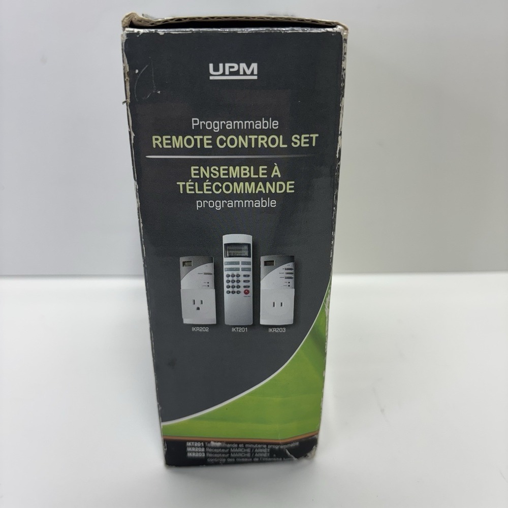 NEW UPM Prog Remote-Control - 2 Tocket Outlet Dimmers with timer Home Lighting - Picture 2 of 7